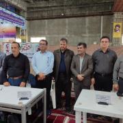 برپایی میز خدمت صندوق بازنشستگی کشوری مدیریت استان خوزستان در مصلی مهدیه اهواز