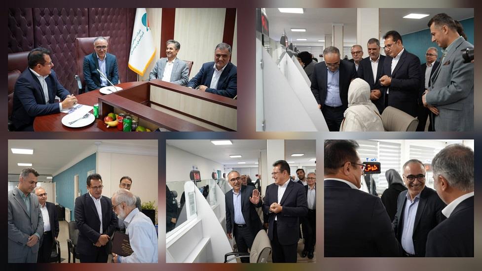 بازدید سرپرست صندوق بازنشستگی کشوری از شعبه پذیرش اسناد درمانی بیمه دانا در تهران/ افزایش سقف پذیرش غیرفیزیکی هزینه‌های