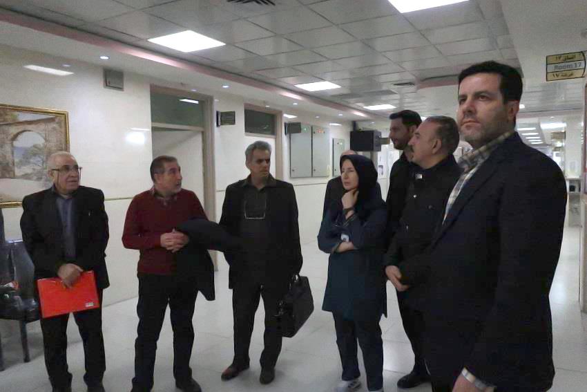 مدیر صندوق بازنشستگی زنجان و جمعی از روسای کانون‌ها از بیمارستان‌های دولتی بازدید کردند