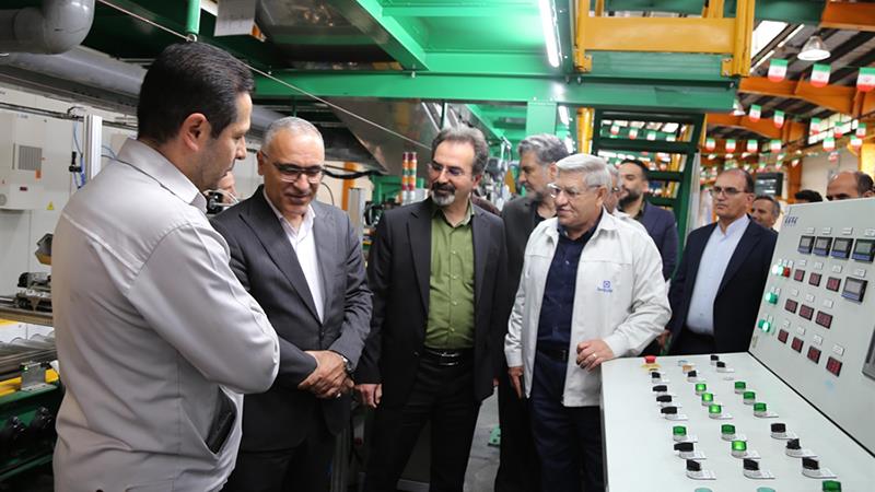 بازدید میدانی مدیرعامل صندوق بازنشستگی کشوری از شرکت ایران یاسا تایر و رابر