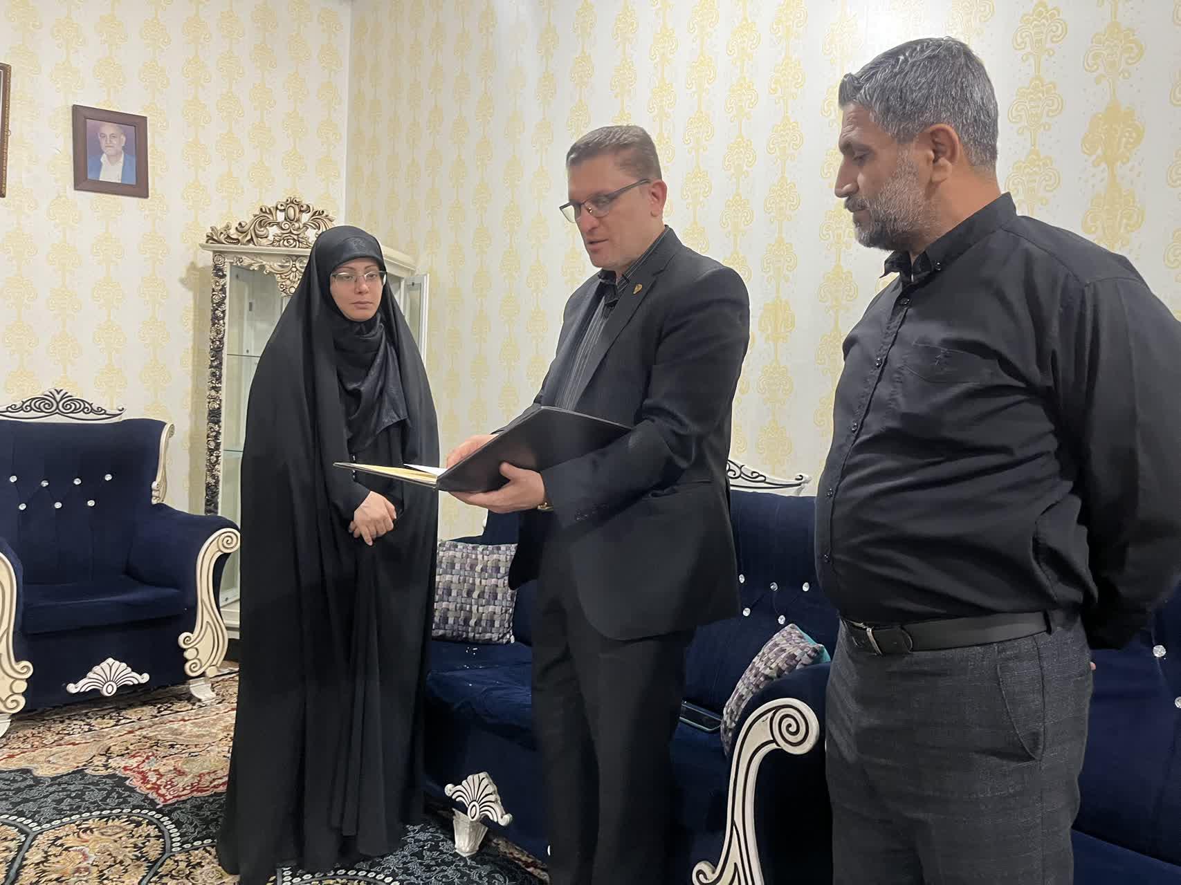 شهید مهدی ویسی تبار - شهید سعید جولی زنگنه فر - خوزستان - صندوق بازنشستگی کشوری