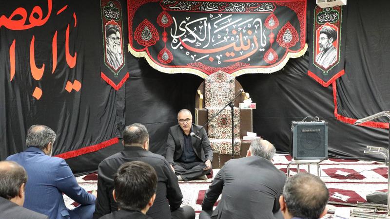 مراسم عزاداری حضرت اباعبدالله الحسین(ع) در صندوق بازنشستگی کشوری برگزار شد/ تأکید بر تداوم خدمت‌رسانی در شرایط خاص کشور