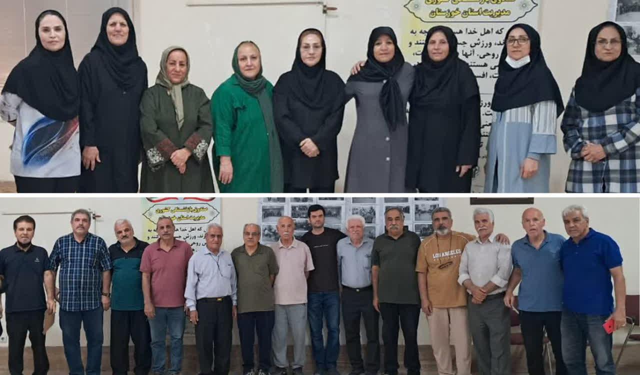 جشنواره استانی ورزشی «نشاط ماندگار، پیشکسوتان پر نشاط» در خانه امید اهواز