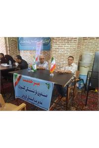 میز خدمت صندوق بازنشستگی کشوری استان قزوین در مصلی نماز جمعه قزوین برپا شد