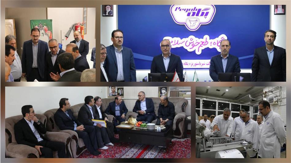 از بازدید از خط تولید شرکت شیر پگاه همدان تا پای درد دل بازنشستگان همدانی