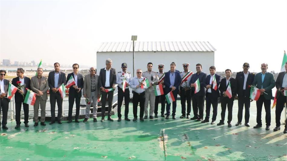 نواخته شدن نمادین بوق شناورها در اسکله شهید حقانی بندرعباس