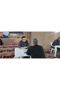 برپایی میز خدمت صندوق بازنشستگی مدیریت استان خوزستان در مصلی نماز جمعه اهواز