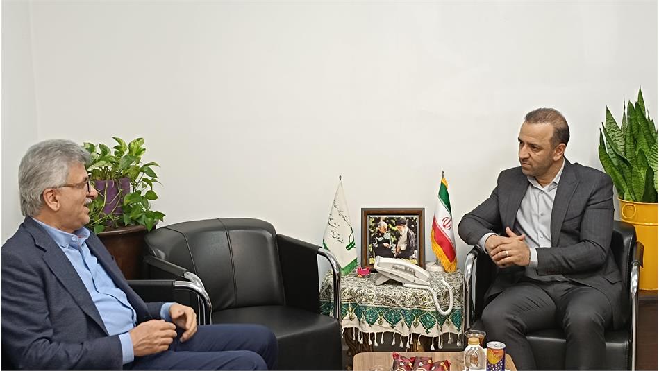 مدیر صندوق بازنشستگی گیلان با رئیس دانشگاه علوم پزشکی استان دیدار کرد