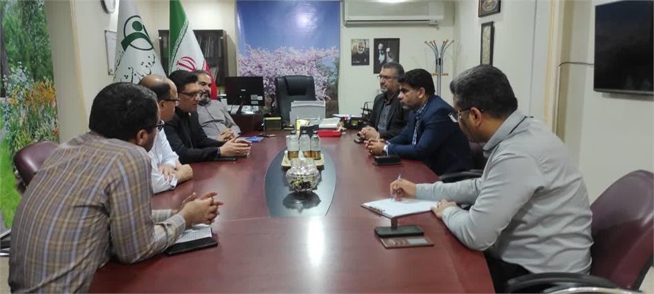 نشست معاون برنامه ریزی و توسعه منابع اداره کل آموزش و پرورش استان خوزستان با مدیر صندوق بازنشستگی استان برگزار شد