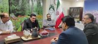 نشست معاون برنامه ریزی و توسعه منابع اداره کل آموزش و پرورش استان خوزستان با مدیر صندوق بازنشستگی استان برگزار شد