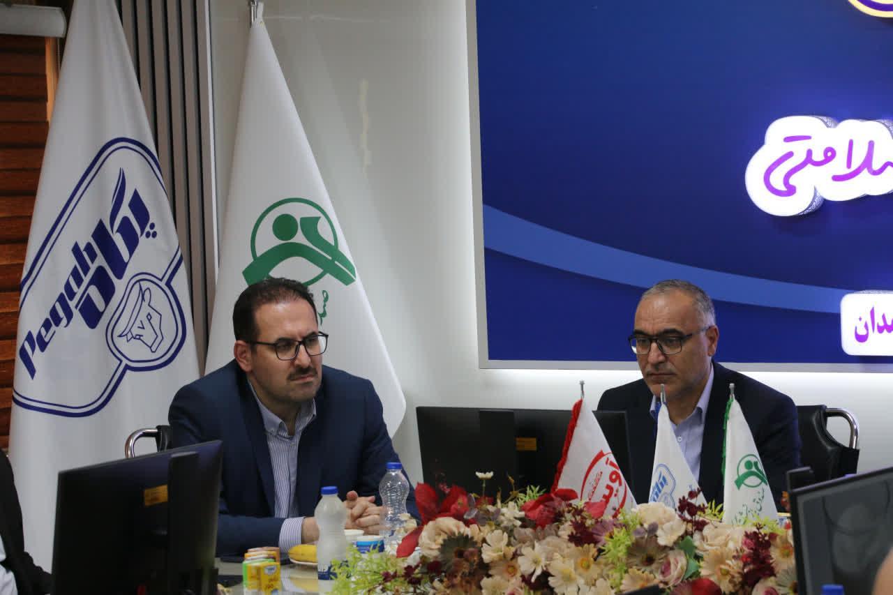 بازدید مدیرعامل صندوق بازنشستگی کشوری از پگاه همدان 14
