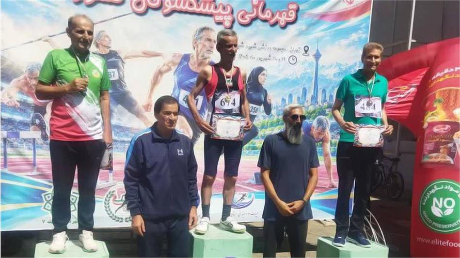 کسب دو مدال طلا و یک برنز و سهمیه کاپ آسیا توسط قهرمان بازنشسته چهارمحال و بختیاری