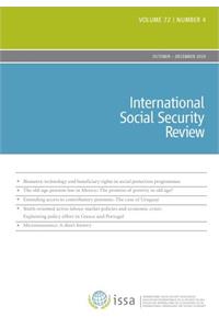 مروری بر تأمین اجتماعی بین‌المللی، سال 72، شماره 4