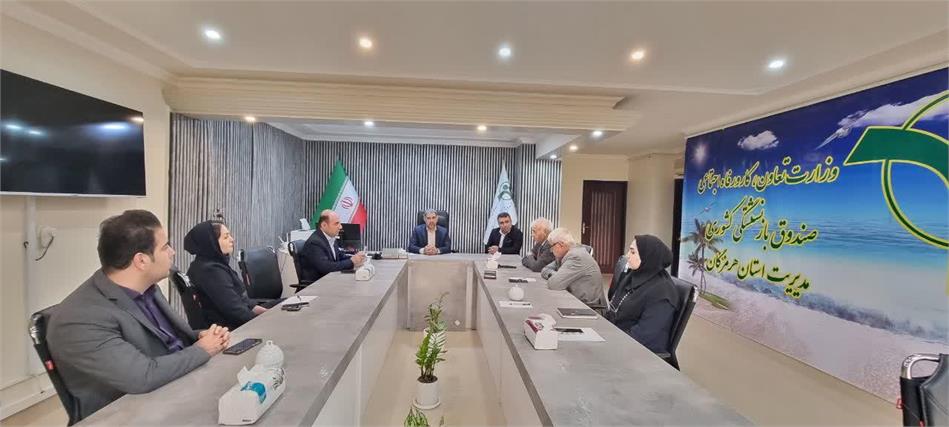 دیدار مدیر صندوق بازنشستگی هرمزگان با مدیران بیمه‌ای کشور و استان