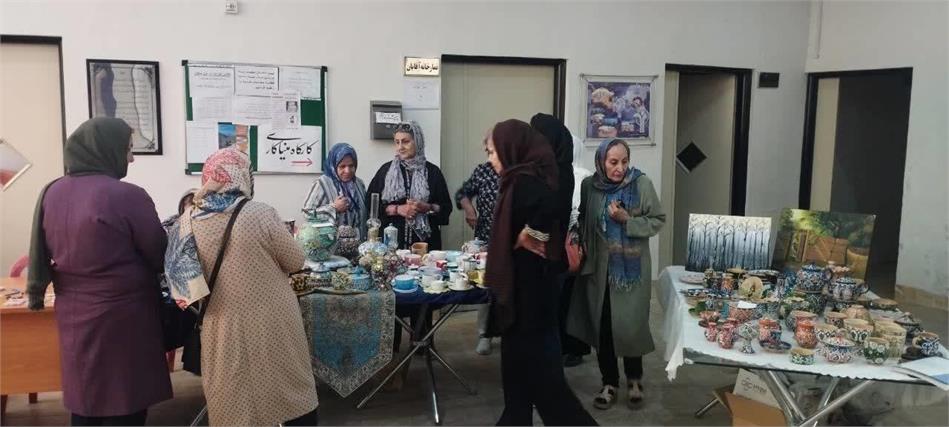برگزاری نمایشگاه صنایع دستی در خانه امید کرمانشاه