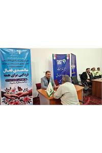 برپایی میز خدمت مدیریت صندوق بازنشستگی استان هرمزگان در نمازجمعه بندرعباس