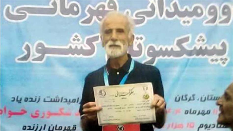 درخشش پیشکسوت استان قزوین در هشتمین مسابقات دوومیدانی پیشکسوتان کشور