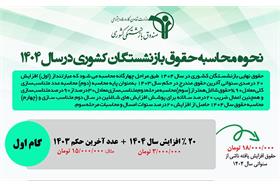 اینفوگرافی نحوه محاسبه متناسب سازی حقوق بازنشستگان کشوری در سال 1404