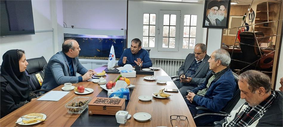 جلسه مشترک صندوق بازنشستگی استان قزوین با شرکت بیمه دانا